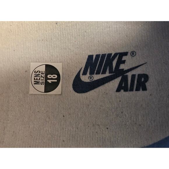 Blue and White Size 18 Jordan Nike Dunks Shoes